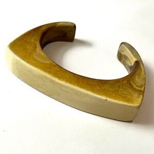 VINTAGE GEOMETRIC CHUNKY 40’s CUFF BRACELET